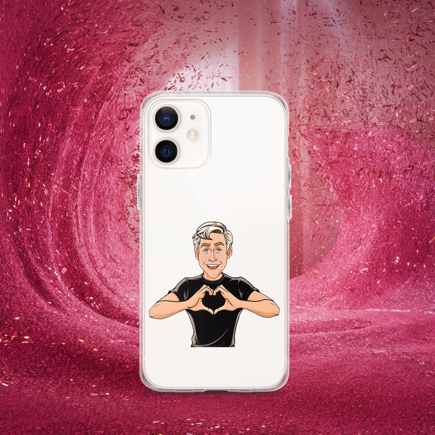 I Love Ryan Gosling Ken Barbie Movie I am Kenough Clear Case for iPhone iPhone 12 mini Mobile Phone Cases Barbie Celebrities Ken Movies Ryan Gosling Next Cult Brand