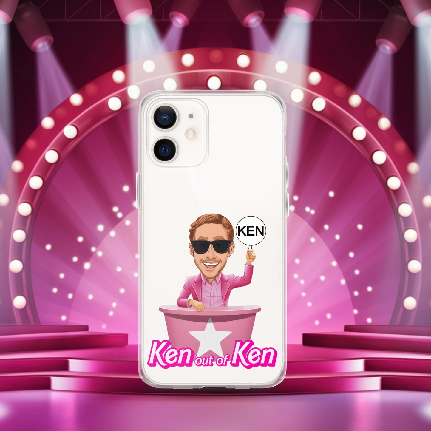 Ken out of Ken Ryan Gosling Barbie Movie Clear Case for iPhone iPhone 12 mini Mobile Phone Cases Barbie Celebrities Ken Movies Ryan Gosling Next Cult Brand
