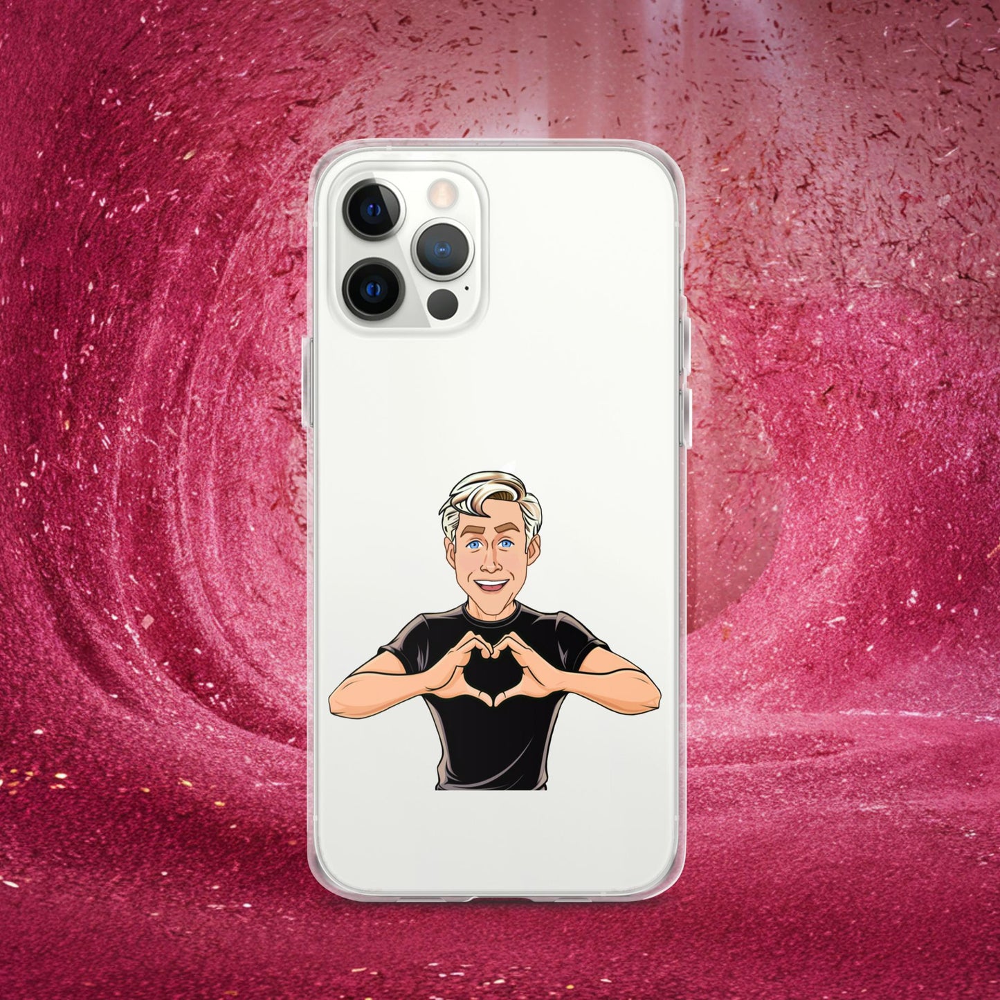 I Love Ryan Gosling Ken Barbie Movie I am Kenough Clear Case for iPhone iPhone 12 Pro Mobile Phone Cases Barbie Celebrities Ken Movies Ryan Gosling Next Cult Brand