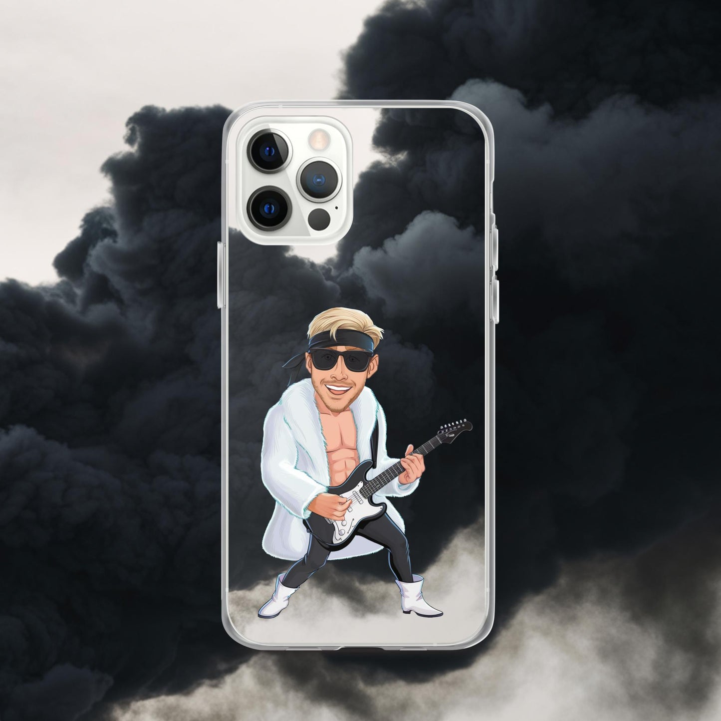 Rockstar Ken Barbie Movie Ryan Gosling Clear Case for iPhone iPhone 12 Pro Mobile Phone Cases Barbie Celebrities Ken Movies Music Rock Music Ryan Gosling Next Cult Brand