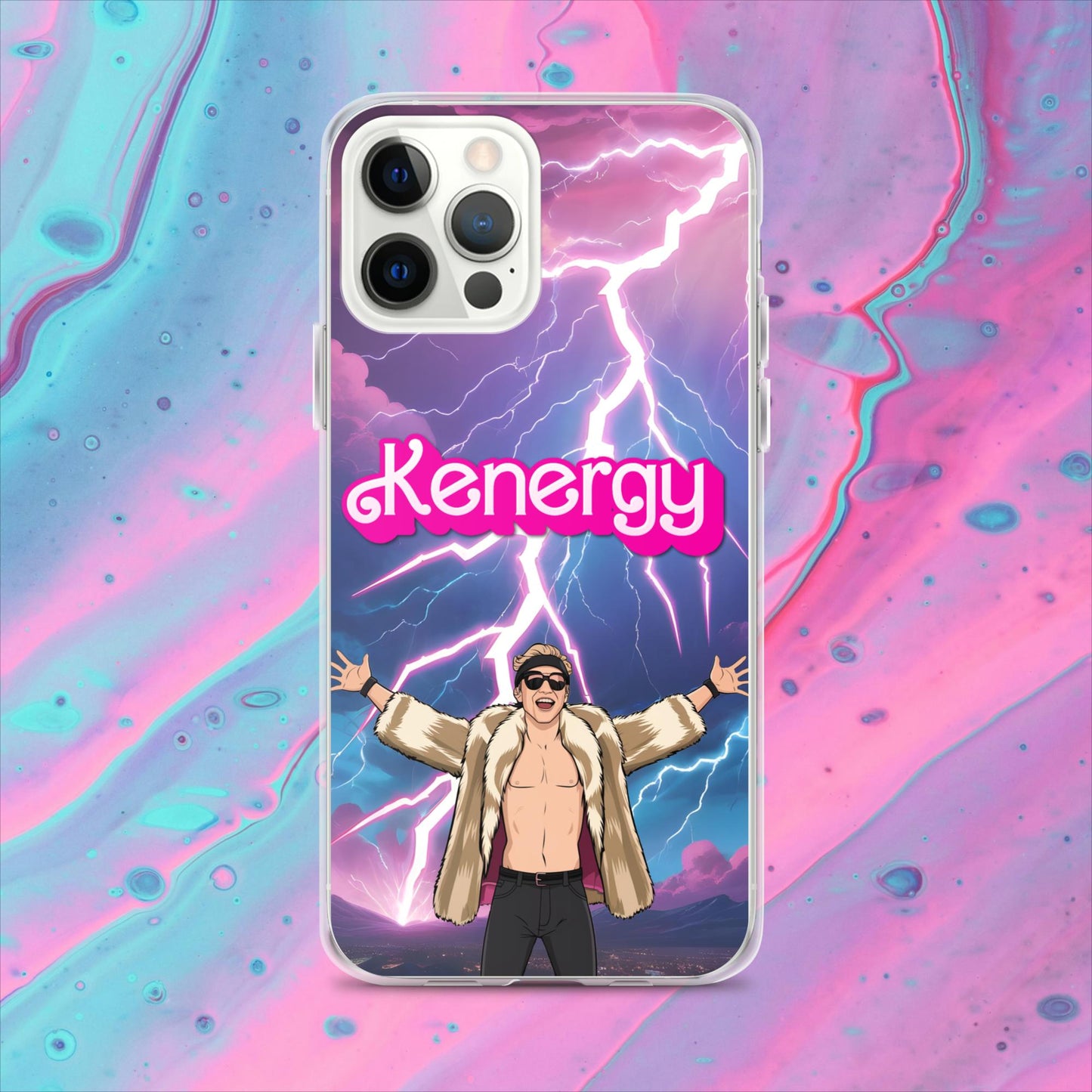 Kenergy Barbie Ryan Gosling Ken Clear Case for iPhone iPhone 12 Pro Max Mobile Phone Cases Barbie Celebrities Ken Kenergy Movies Ryan Gosling Next Cult Brand