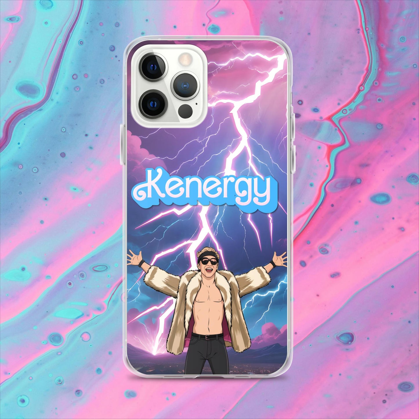 Kenergy Barbie Ryan Gosling Ken Clear Case for iPhone iPhone 12 Pro Max Mobile Phone Cases Barbie Celebrities Ken Kenergy Movies Ryan Gosling Next Cult Brand