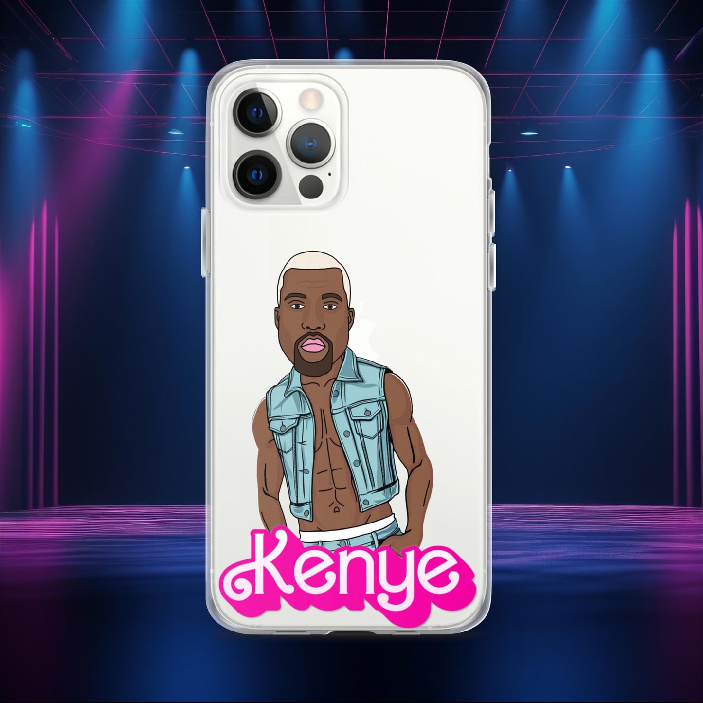 Kenye Barbie Ken Ryan Gosling Kanye West Clear Case for iPhone iPhone 12 Pro Max Mobile Phone Cases Barbie Kanye West Ken Movies Music Next Cult Brand