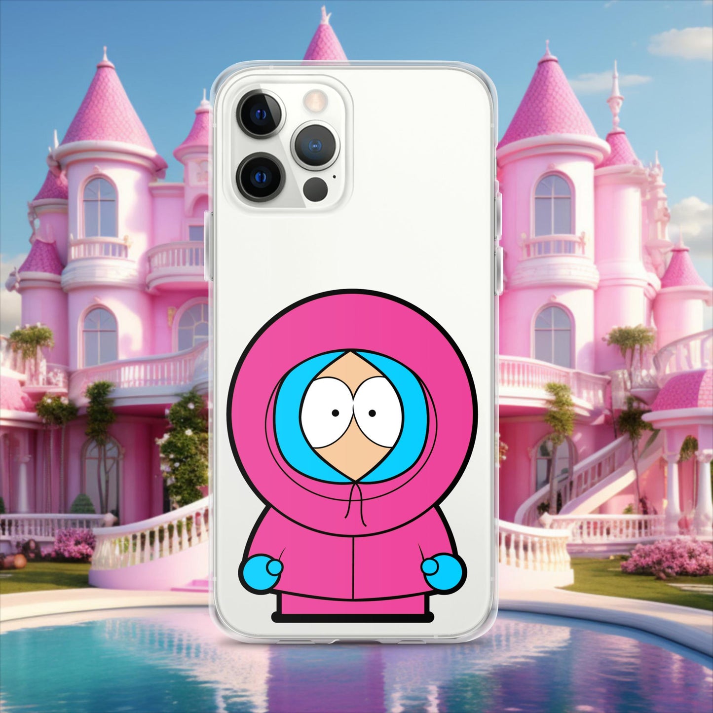 Kenny McCormick Ken Ryan Gosling Barbie South Park Kenny Clear Case for iPhone iPhone 12 Pro Max Mobile Phone Cases Barbie Ken Kenny Movies South Park TV Shows Next Cult Brand