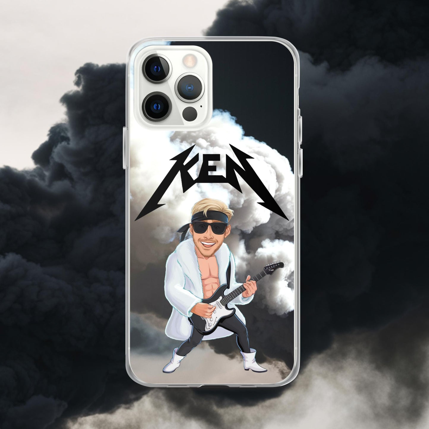 Rockstar Ken Barbie Movie Ryan Gosling Clear Case for iPhone iPhone 12 Pro Max Mobile Phone Cases Barbie Celebrities Ken Movies Ryan Gosling Next Cult Brand