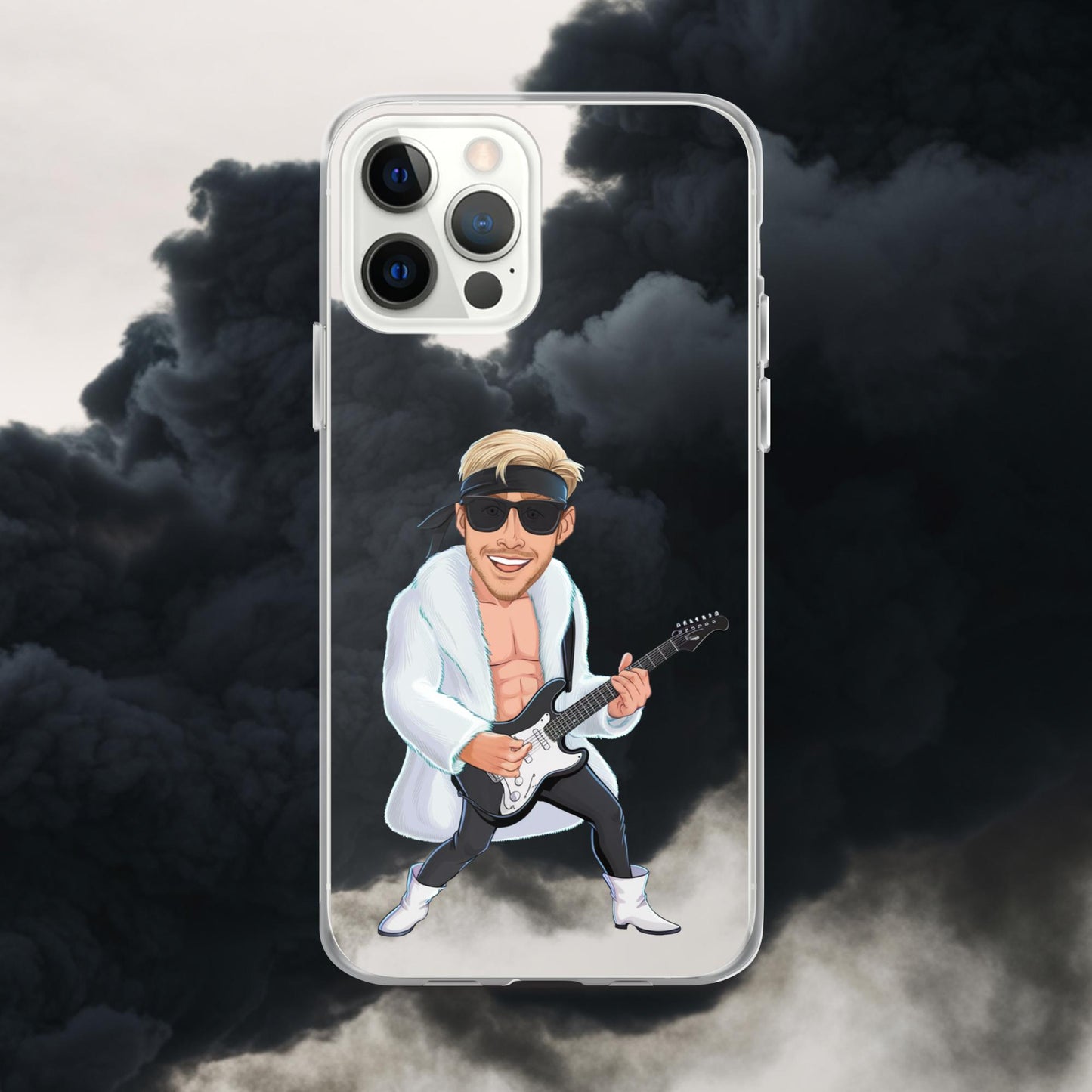 Rockstar Ken Barbie Movie Ryan Gosling Clear Case for iPhone iPhone 12 Pro Max Mobile Phone Cases Barbie Celebrities Ken Movies Music Rock Music Ryan Gosling Next Cult Brand