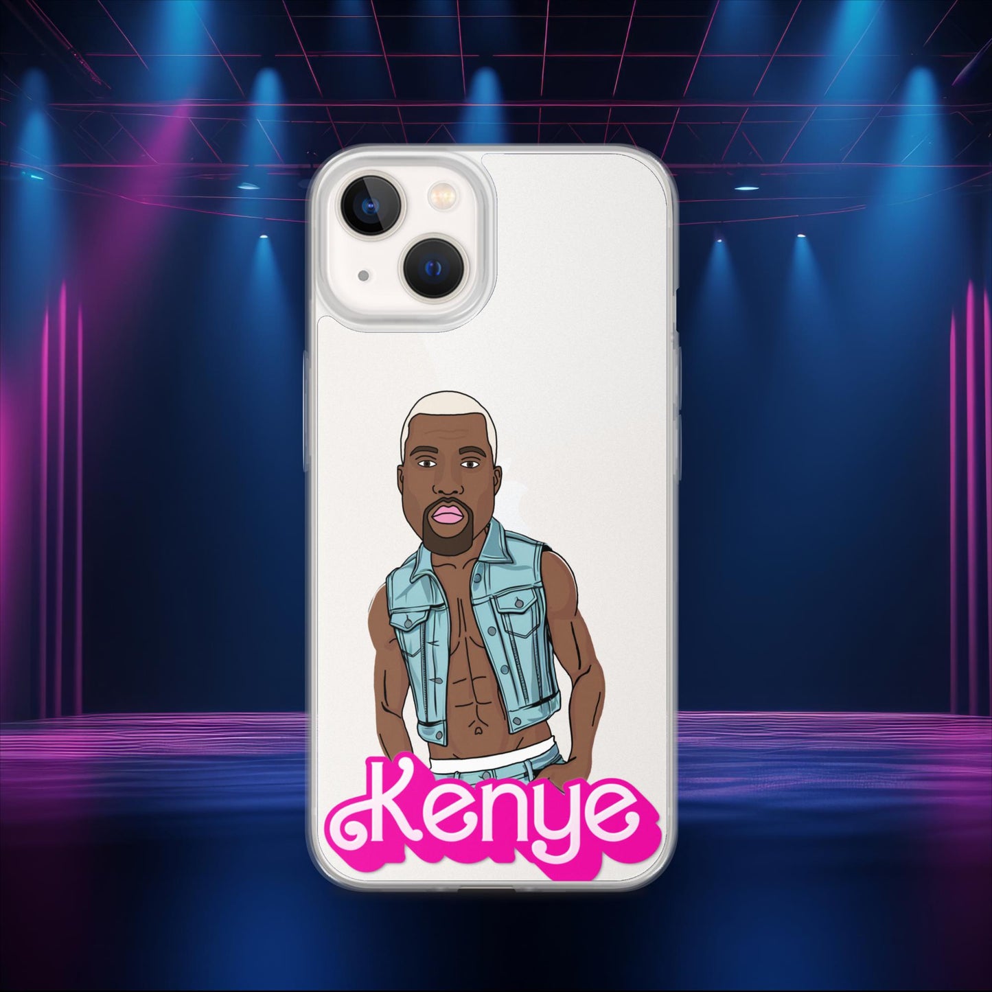 Kenye Barbie Ken Ryan Gosling Kanye West Clear Case for iPhone iPhone 13 Mobile Phone Cases Barbie Kanye West Ken Movies Music Next Cult Brand