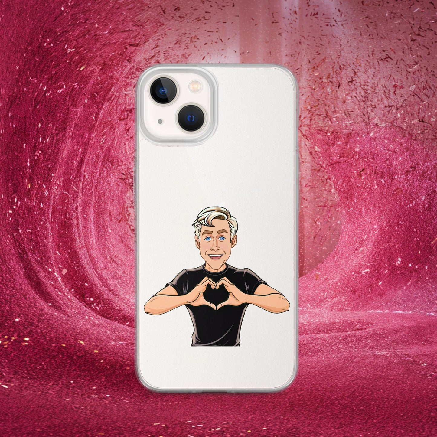 I Love Ryan Gosling Ken Barbie Movie I am Kenough Clear Case for iPhone iPhone 13 Mobile Phone Cases Barbie Celebrities Ken Movies Ryan Gosling Next Cult Brand