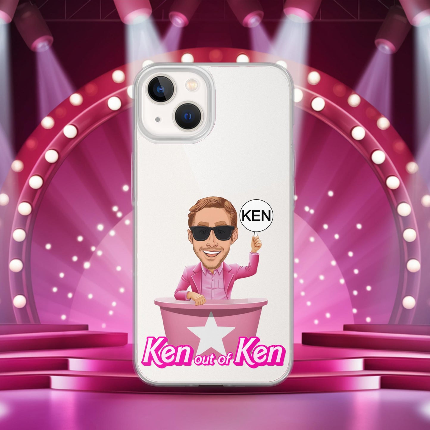 Ken out of Ken Ryan Gosling Barbie Movie Clear Case for iPhone iPhone 13 Mobile Phone Cases Barbie Celebrities Ken Movies Ryan Gosling Next Cult Brand
