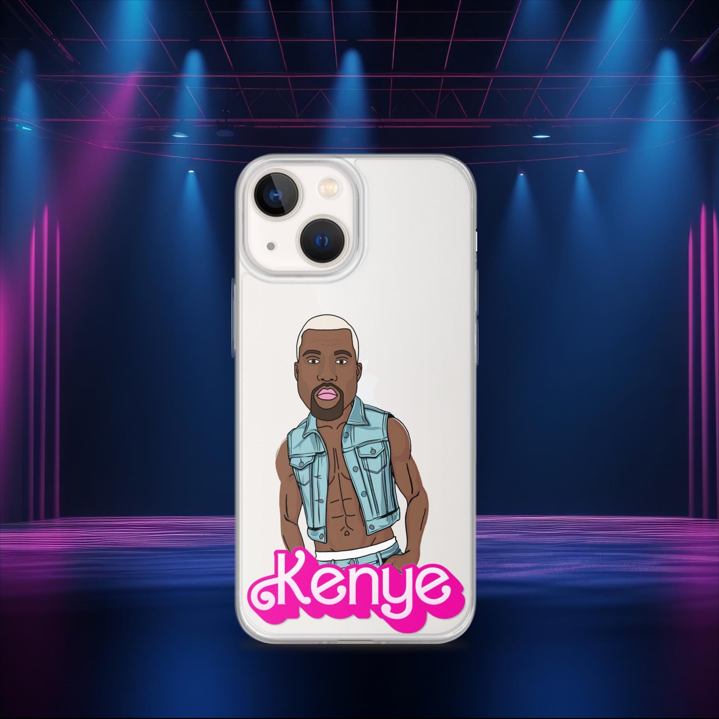 Kenye Barbie Ken Ryan Gosling Kanye West Clear Case for iPhone iPhone 13 mini Mobile Phone Cases Barbie Kanye West Ken Movies Music Next Cult Brand