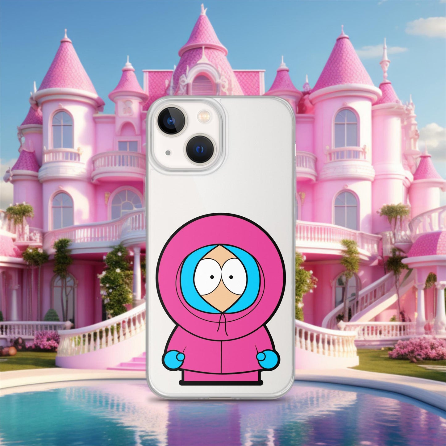 Kenny McCormick Ken Ryan Gosling Barbie South Park Kenny Clear Case for iPhone iPhone 13 mini Mobile Phone Cases Barbie Ken Kenny Movies South Park TV Shows Next Cult Brand