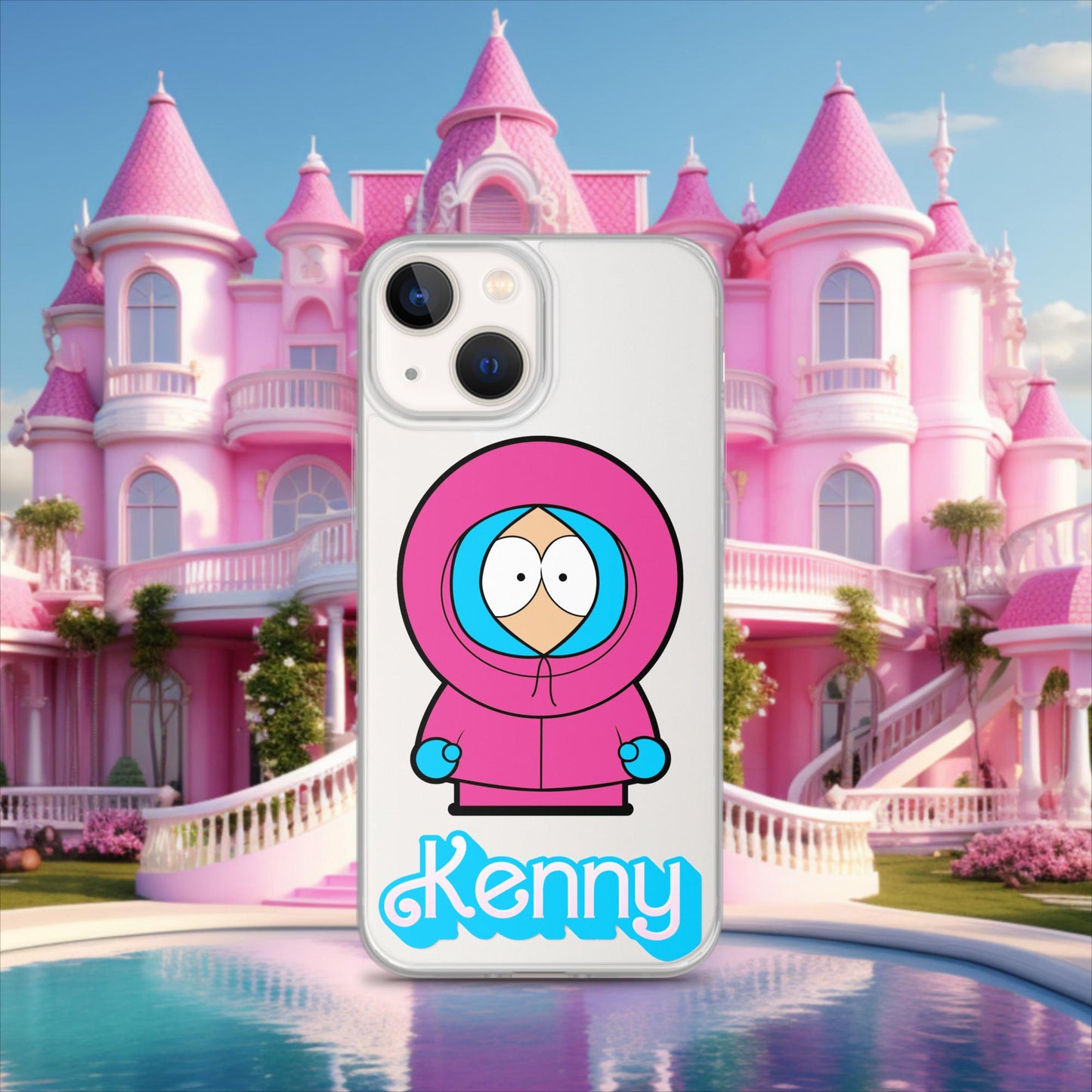 Kenny McCormick Ken Ryan Gosling Barbie South Park Kenny Clear Case for iPhone iPhone 13 mini Mobile Phone Cases Barbie Ken Kenny Movies South Park TV Shows Next Cult Brand