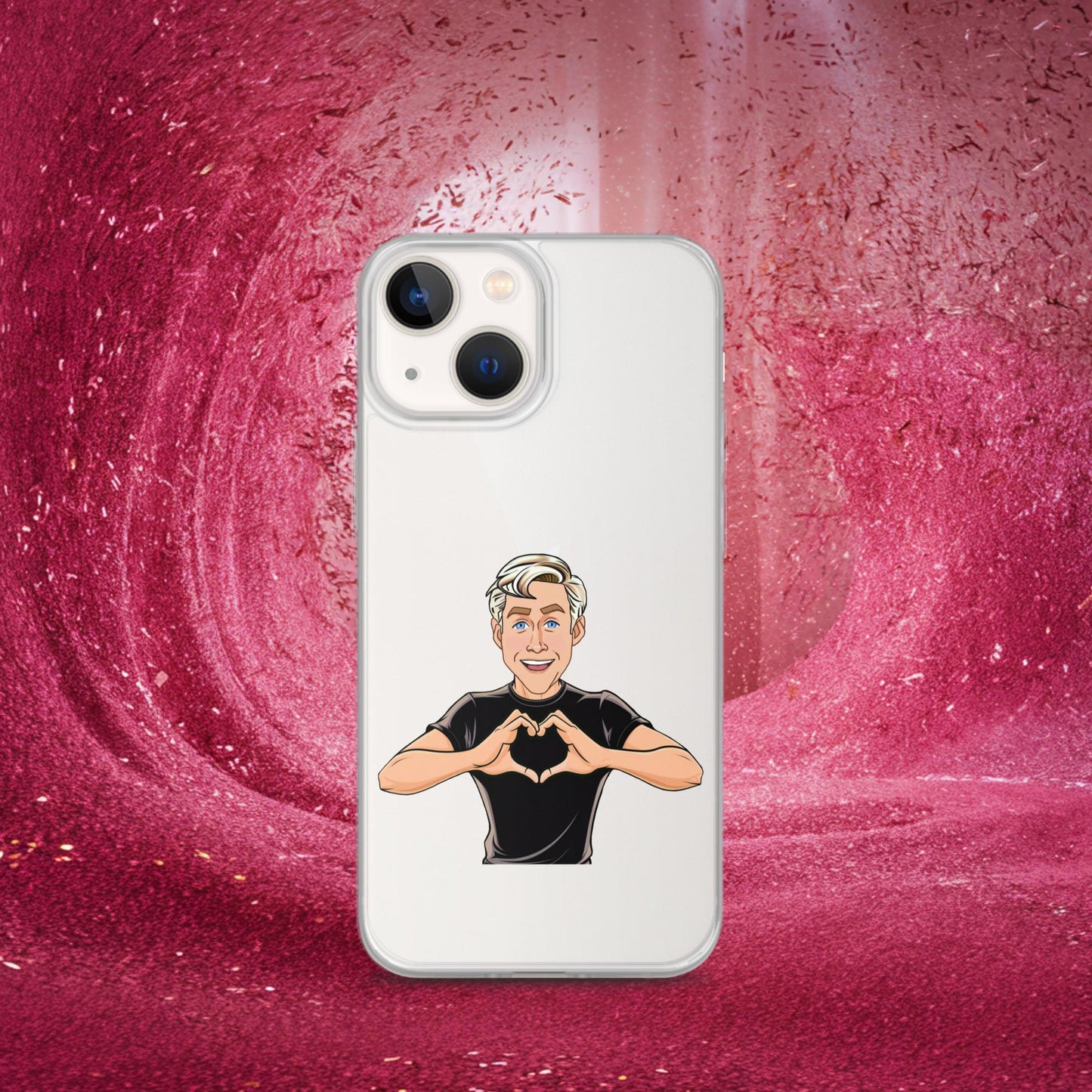 I Love Ryan Gosling Ken Barbie Movie I am Kenough Clear Case for iPhone iPhone 13 mini Mobile Phone Cases Barbie Celebrities Ken Movies Ryan Gosling Next Cult Brand