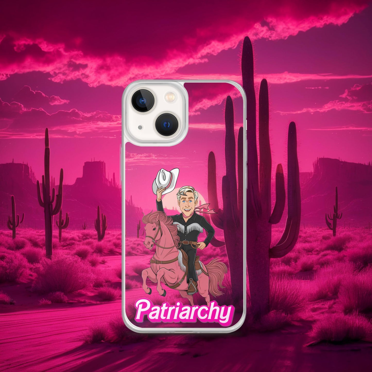Ken Barbie Movie When I found out the patriarchy wasn't just about horses, I lost interest Clear Case for iPhone iPhone 13 mini Mobile Phone Cases Barbie Celebrities Ken Movies Ryan Gosling Next Cult Brand