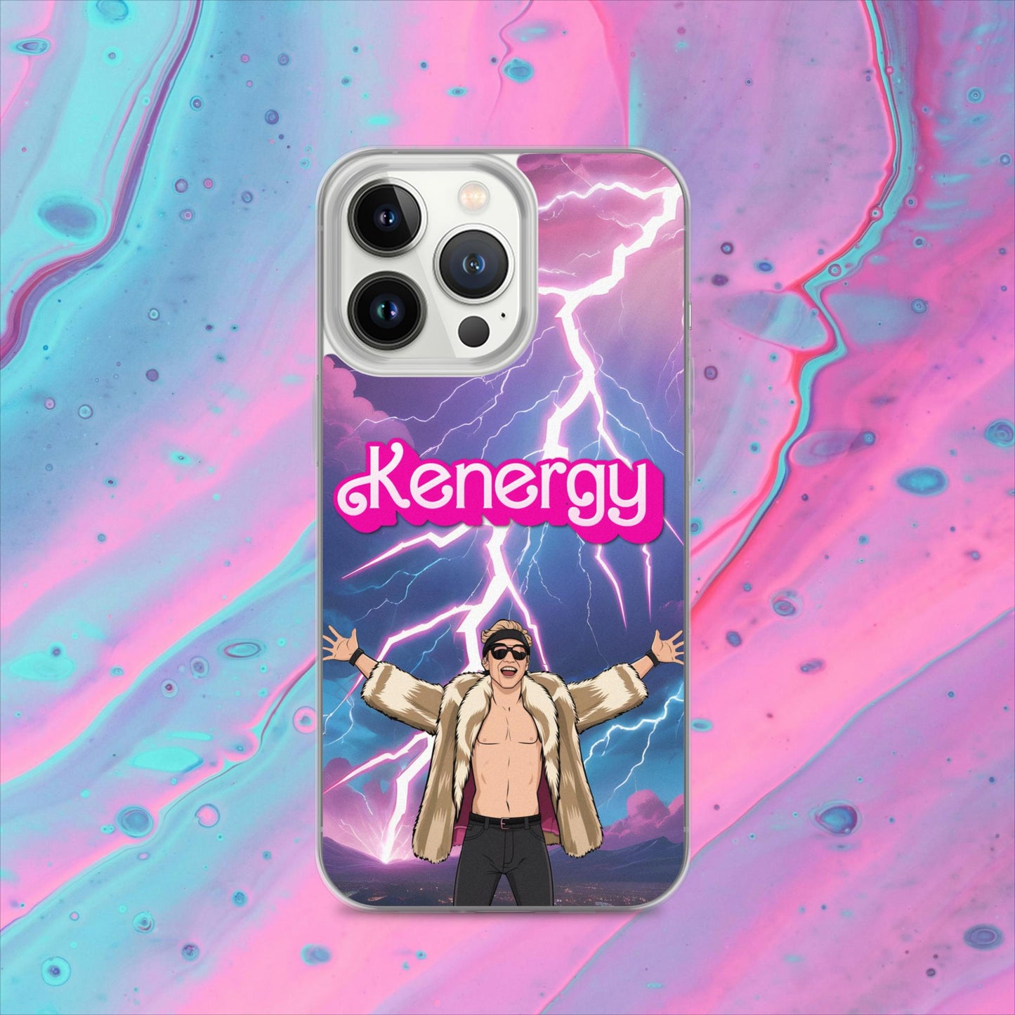 Kenergy Barbie Ryan Gosling Ken Clear Case for iPhone iPhone 13 Pro Mobile Phone Cases Barbie Celebrities Ken Kenergy Movies Ryan Gosling Next Cult Brand
