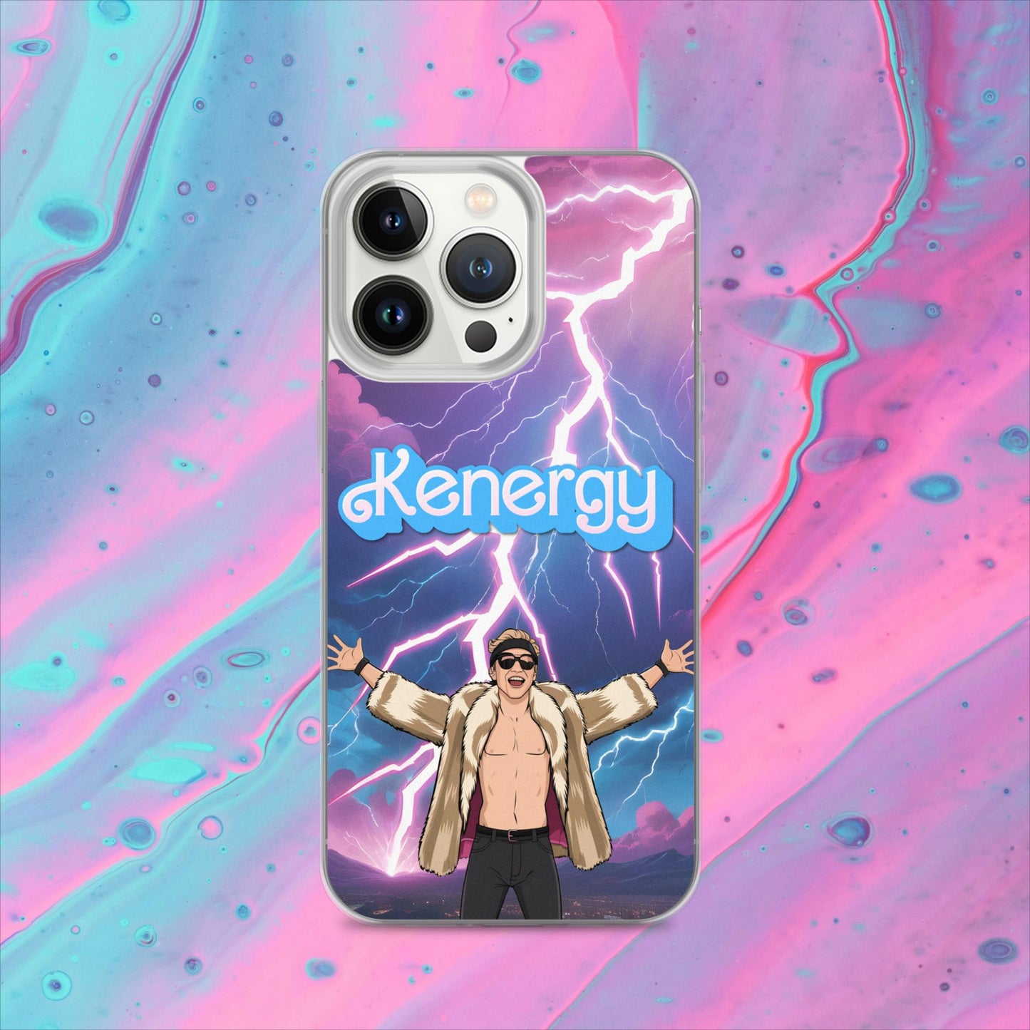 Kenergy Barbie Ryan Gosling Ken Clear Case for iPhone iPhone 13 Pro Mobile Phone Cases Barbie Celebrities Ken Kenergy Movies Ryan Gosling Next Cult Brand