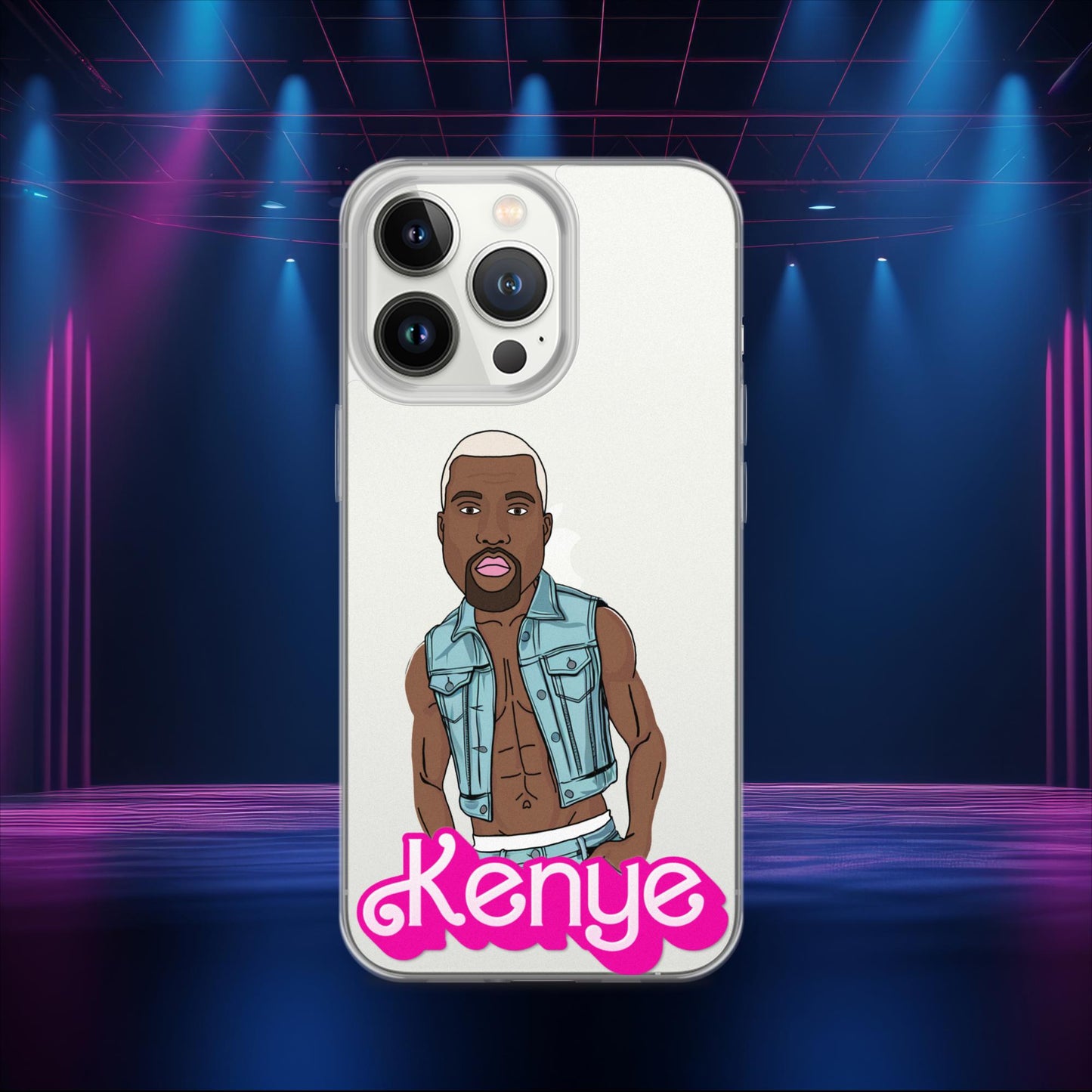 Kenye Barbie Ken Ryan Gosling Kanye West Clear Case for iPhone iPhone 13 Pro Mobile Phone Cases Barbie Kanye West Ken Movies Music Next Cult Brand