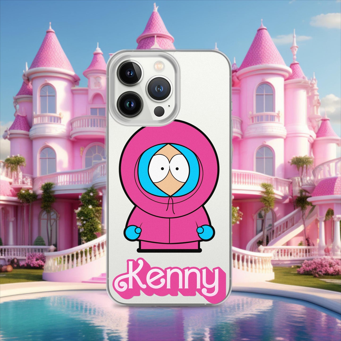 Kenny McCormick Ken Ryan Gosling Barbie South Park Kenny Clear Case for iPhone iPhone 13 Pro Mobile Phone Cases Barbie Ken Kenny Movies South Park TV Shows Next Cult Brand