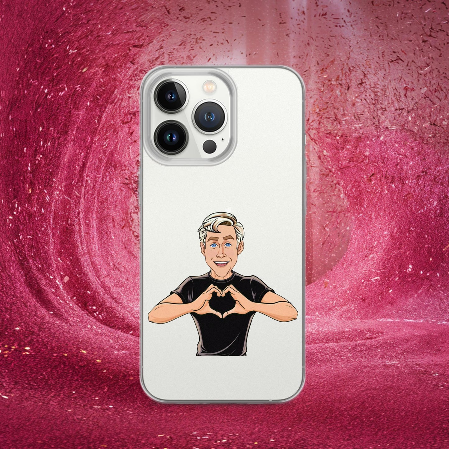 I Love Ryan Gosling Ken Barbie Movie I am Kenough Clear Case for iPhone iPhone 13 Pro Mobile Phone Cases Barbie Celebrities Ken Movies Ryan Gosling Next Cult Brand