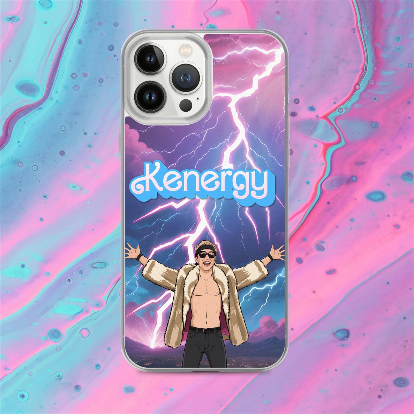 Kenergy Barbie Ryan Gosling Ken Clear Case for iPhone iPhone 13 Pro Max Mobile Phone Cases Barbie Celebrities Ken Kenergy Movies Ryan Gosling Next Cult Brand