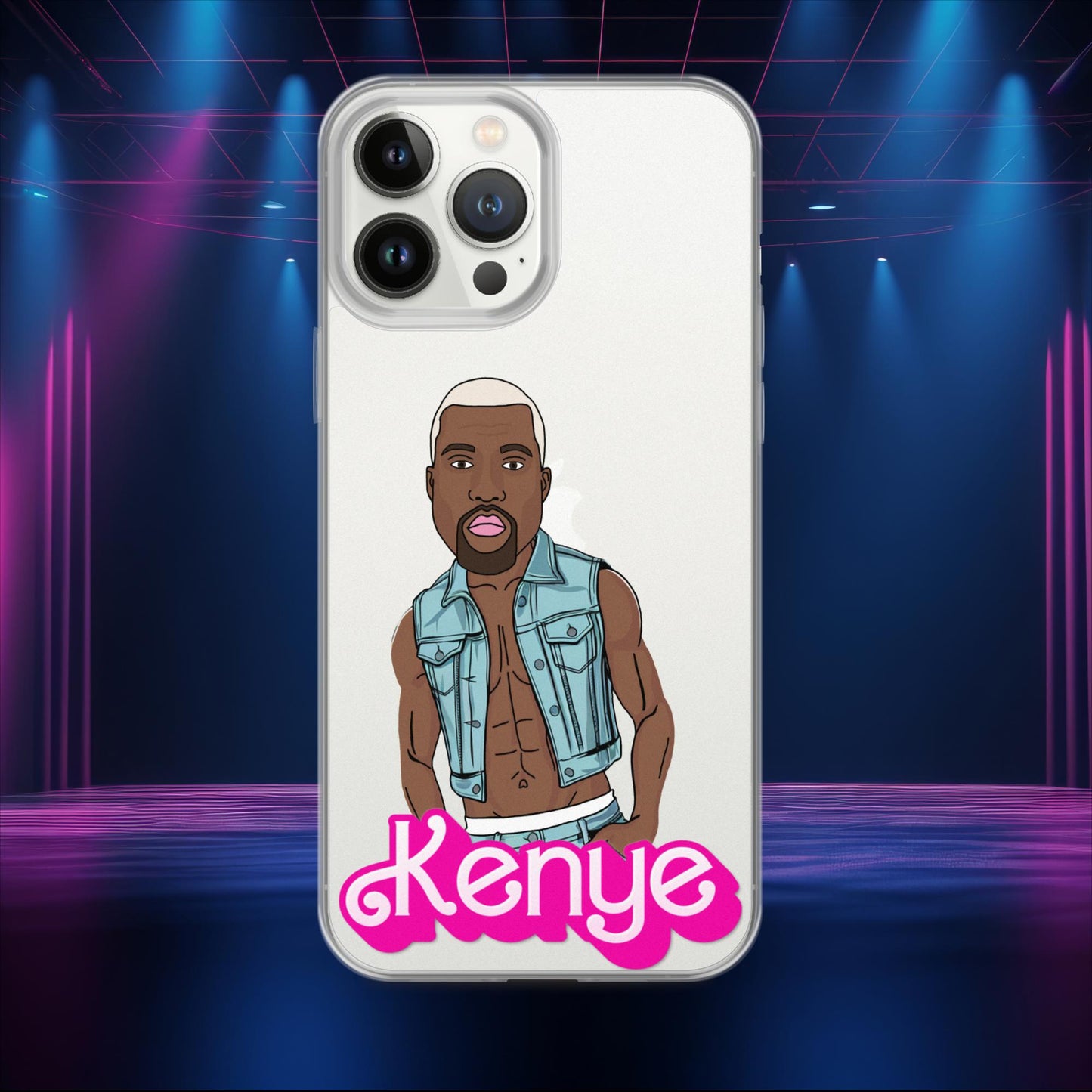Kenye Barbie Ken Ryan Gosling Kanye West Clear Case for iPhone iPhone 13 Pro Max Mobile Phone Cases Barbie Kanye West Ken Movies Music Next Cult Brand