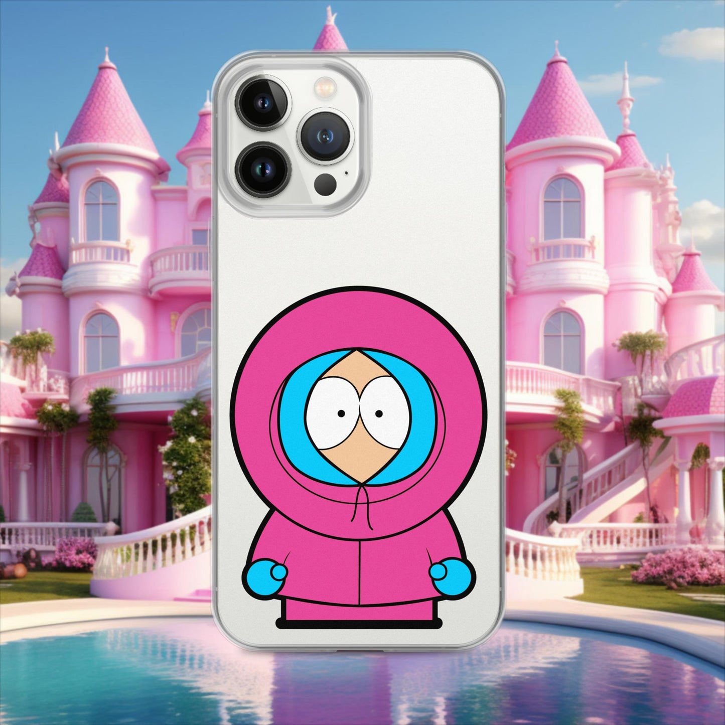 Kenny McCormick Ken Ryan Gosling Barbie South Park Kenny Clear Case for iPhone iPhone 13 Pro Max Mobile Phone Cases Barbie Ken Kenny Movies South Park TV Shows Next Cult Brand