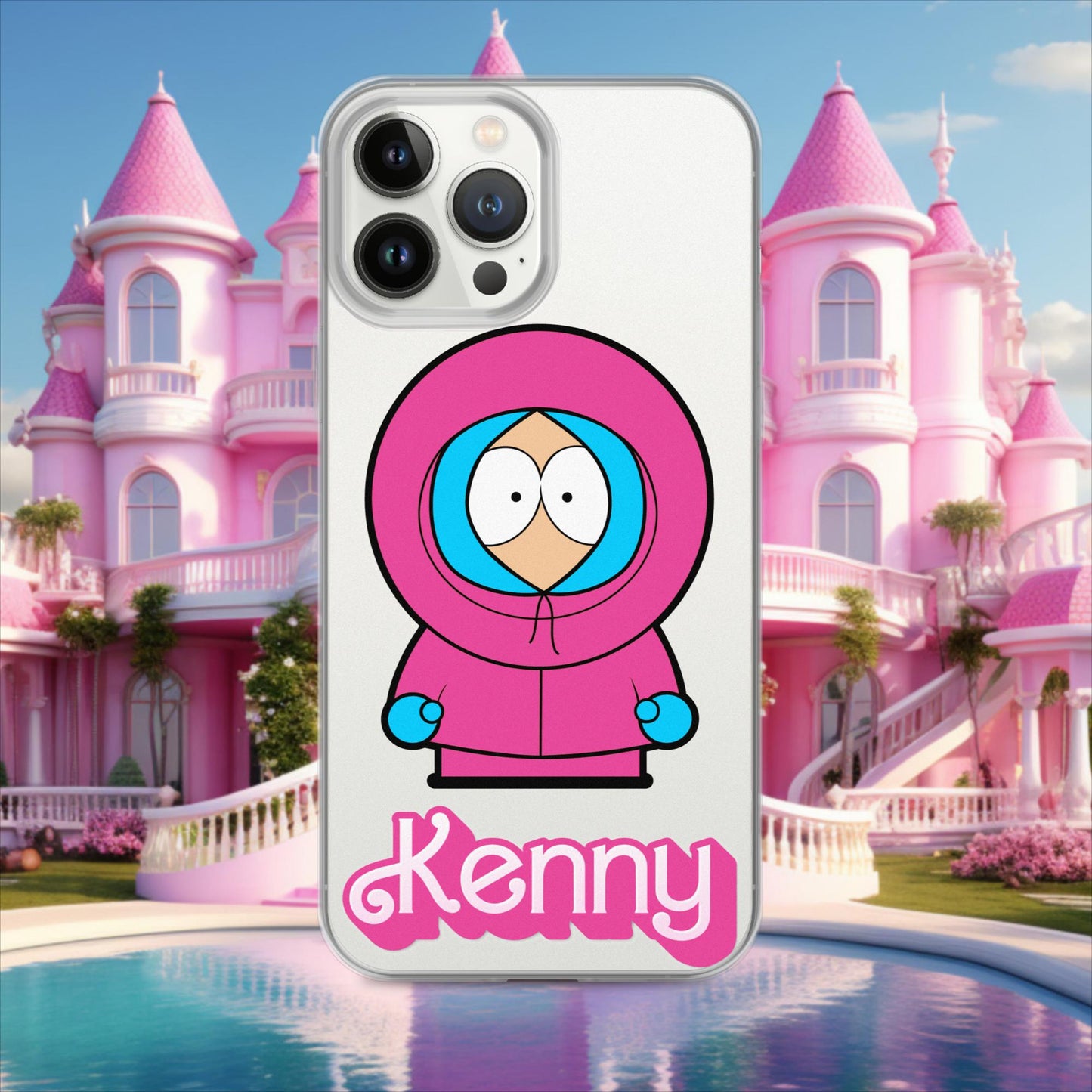 Kenny McCormick Ken Ryan Gosling Barbie South Park Kenny Clear Case for iPhone iPhone 13 Pro Max Mobile Phone Cases Barbie Ken Kenny Movies South Park TV Shows Next Cult Brand