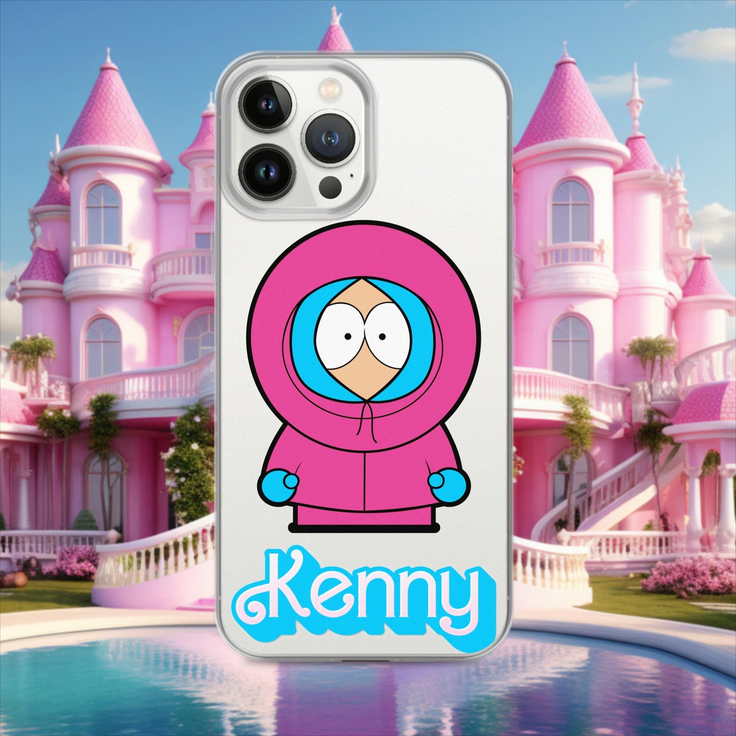 Kenny McCormick Ken Ryan Gosling Barbie South Park Kenny Clear Case for iPhone iPhone 13 Pro Max Mobile Phone Cases Barbie Ken Kenny Movies South Park TV Shows Next Cult Brand