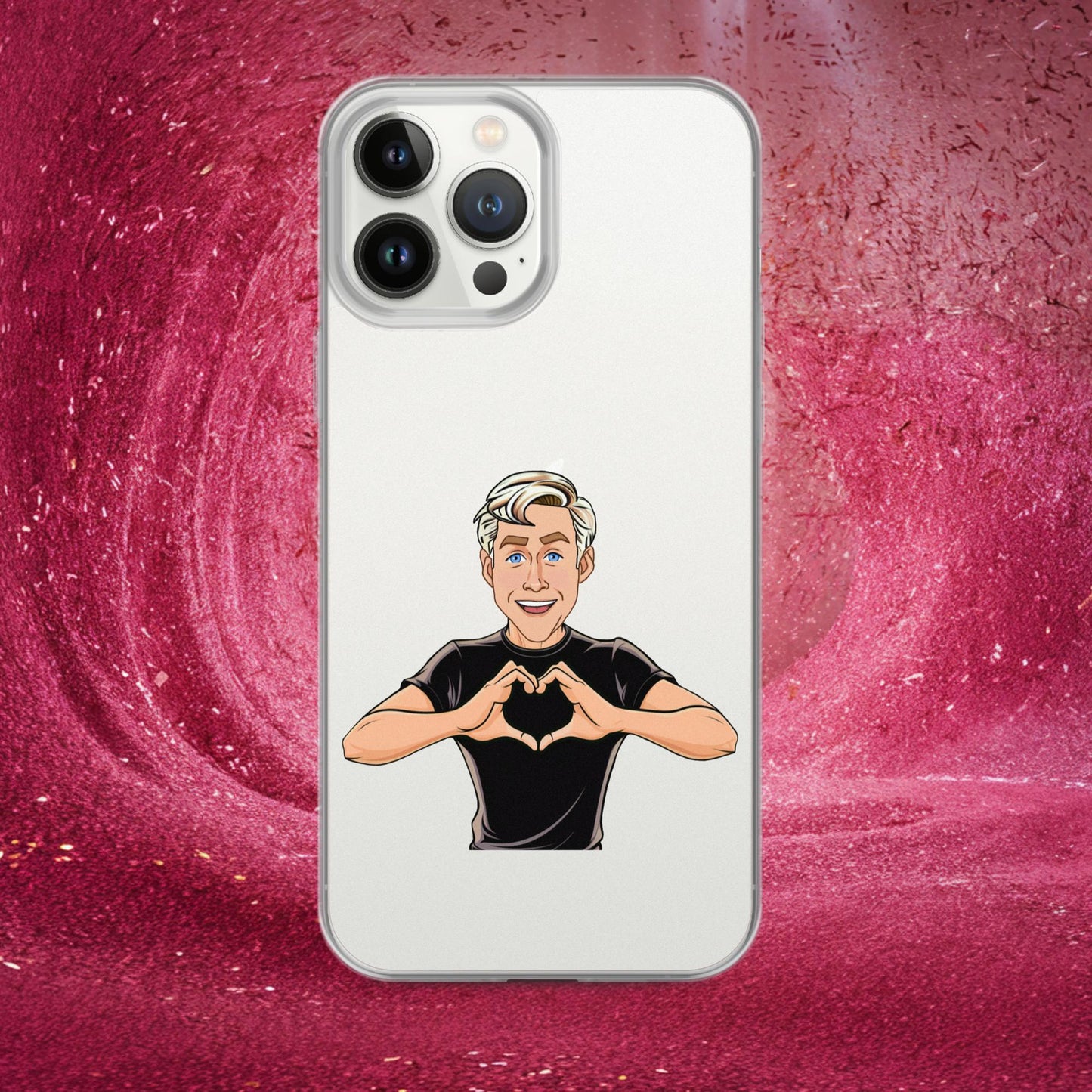 I Love Ryan Gosling Ken Barbie Movie I am Kenough Clear Case for iPhone iPhone 13 Pro Max Mobile Phone Cases Barbie Celebrities Ken Movies Ryan Gosling Next Cult Brand