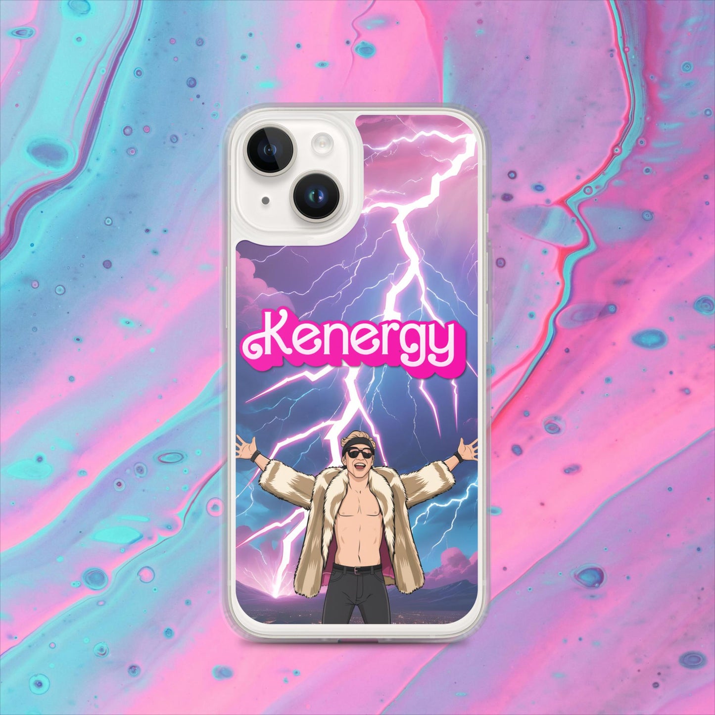 Kenergy Barbie Ryan Gosling Ken Clear Case for iPhone iPhone 14 Mobile Phone Cases Barbie Celebrities Ken Kenergy Movies Ryan Gosling Next Cult Brand