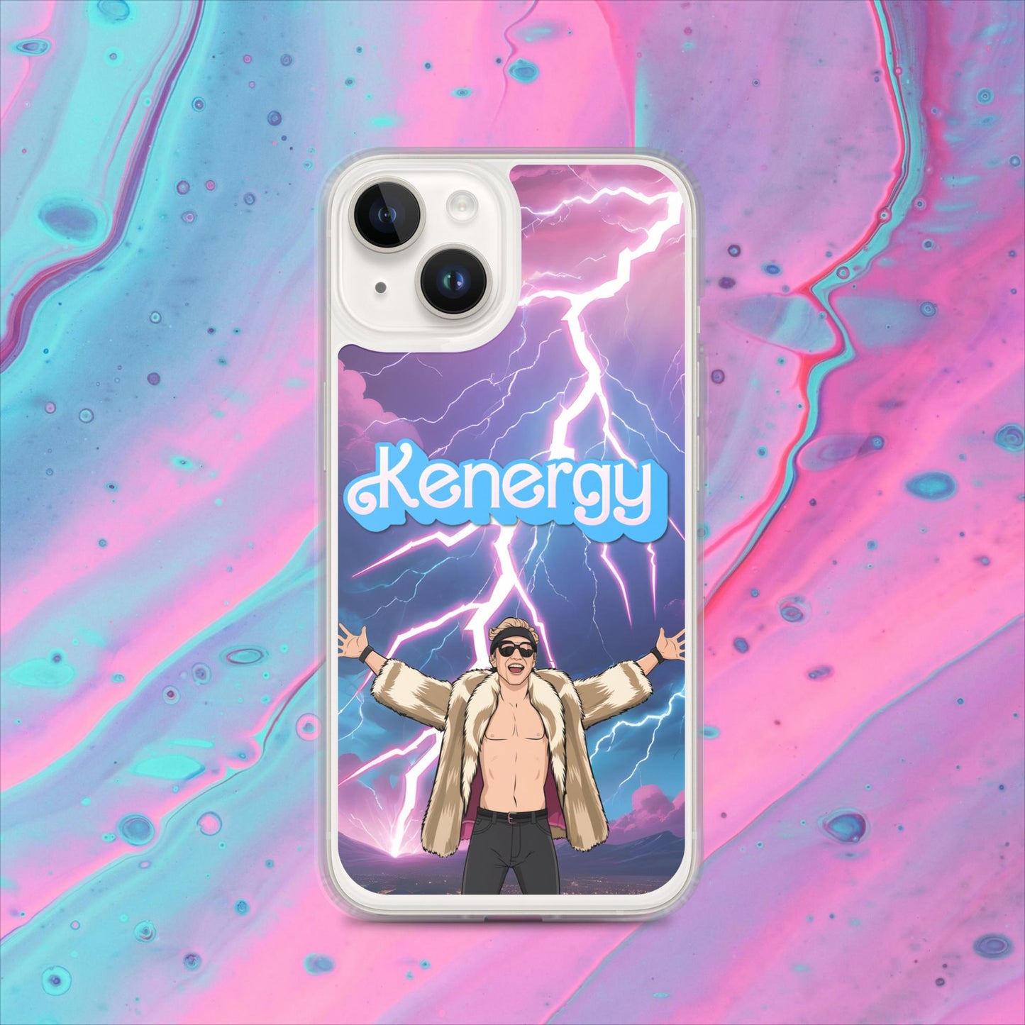 Kenergy Barbie Ryan Gosling Ken Clear Case for iPhone iPhone 14 Mobile Phone Cases Barbie Celebrities Ken Kenergy Movies Ryan Gosling Next Cult Brand