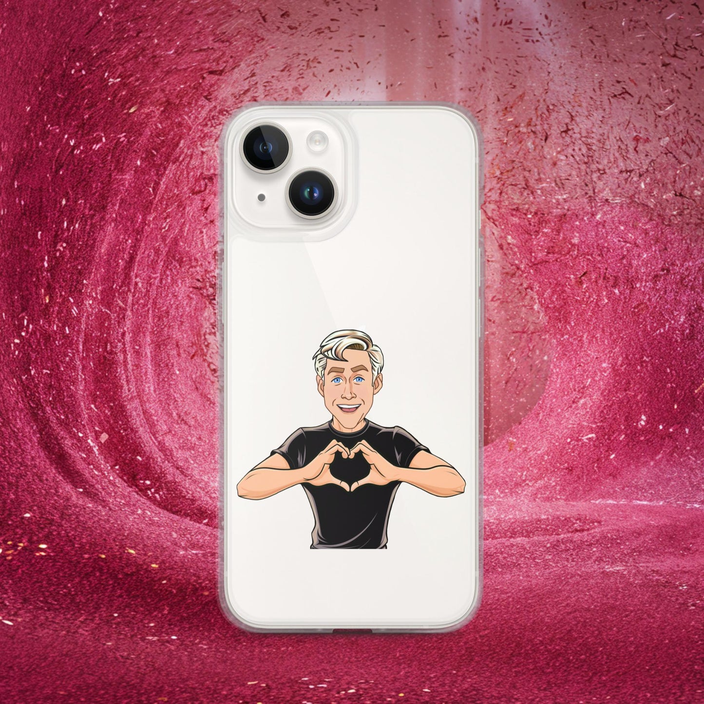 I Love Ryan Gosling Ken Barbie Movie I am Kenough Clear Case for iPhone iPhone 14 Mobile Phone Cases Barbie Celebrities Ken Movies Ryan Gosling Next Cult Brand