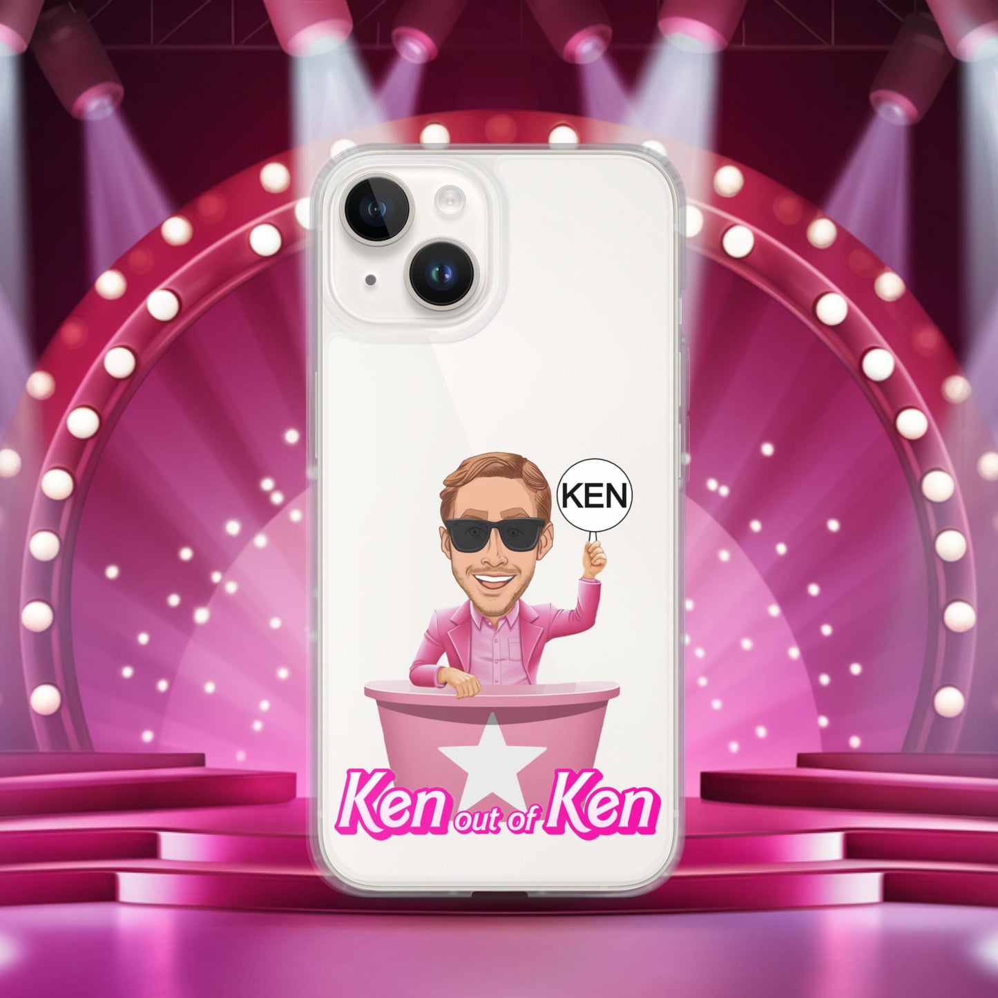 Ken out of Ken Ryan Gosling Barbie Movie Clear Case for iPhone iPhone 14 Mobile Phone Cases Barbie Celebrities Ken Movies Ryan Gosling Next Cult Brand