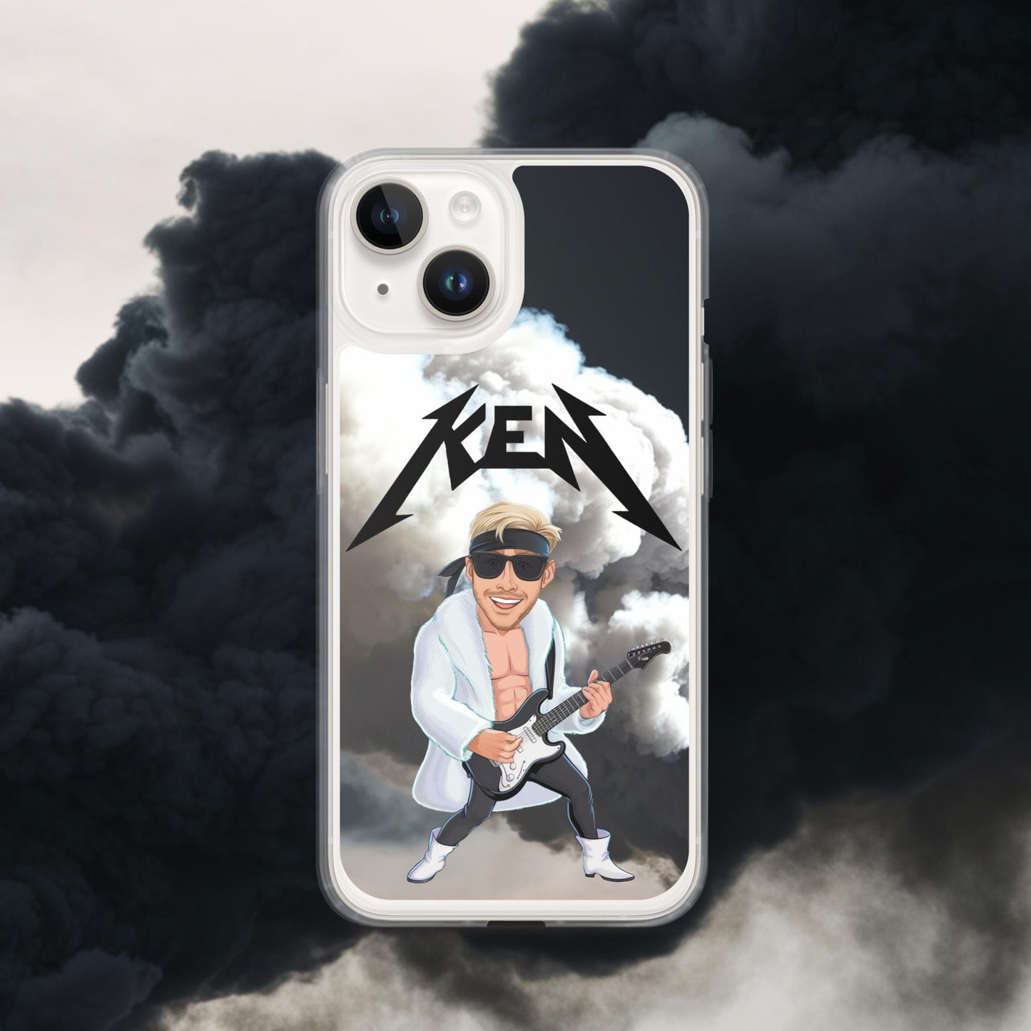 Rockstar Ken Barbie Movie Ryan Gosling Clear Case for iPhone iPhone 14 Mobile Phone Cases Barbie Celebrities Ken Movies Ryan Gosling Next Cult Brand