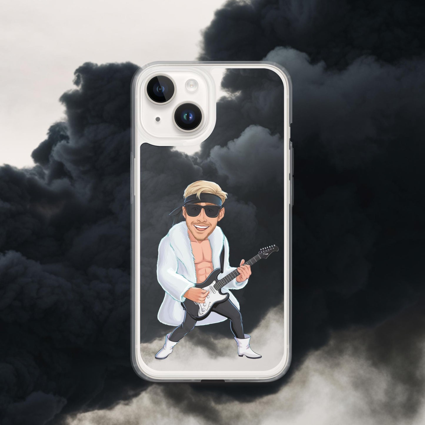 Rockstar Ken Barbie Movie Ryan Gosling Clear Case for iPhone iPhone 14 Mobile Phone Cases Barbie Celebrities Ken Movies Music Rock Music Ryan Gosling Next Cult Brand