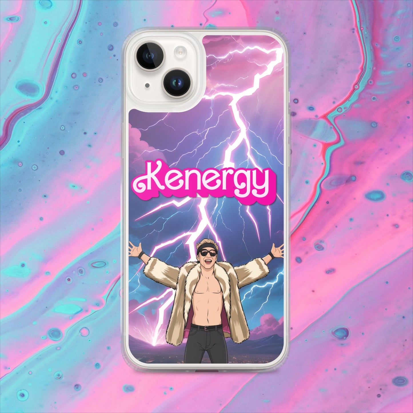 Kenergy Barbie Ryan Gosling Ken Clear Case for iPhone iPhone 14 Plus Mobile Phone Cases Barbie Celebrities Ken Kenergy Movies Ryan Gosling Next Cult Brand