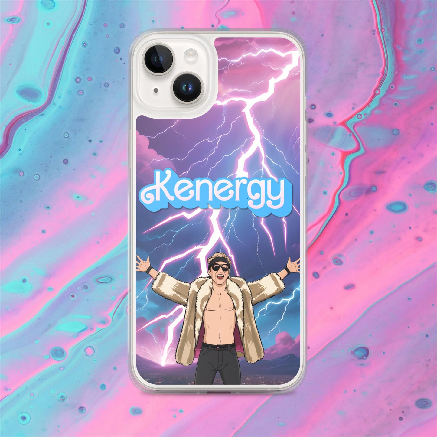 Kenergy Barbie Ryan Gosling Ken Clear Case for iPhone iPhone 14 Plus Mobile Phone Cases Barbie Celebrities Ken Kenergy Movies Ryan Gosling Next Cult Brand