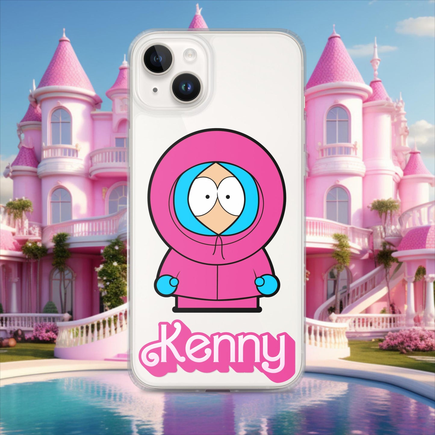 Kenny McCormick Ken Ryan Gosling Barbie South Park Kenny Clear Case for iPhone iPhone 14 Plus Mobile Phone Cases Barbie Ken Kenny Movies South Park TV Shows Next Cult Brand