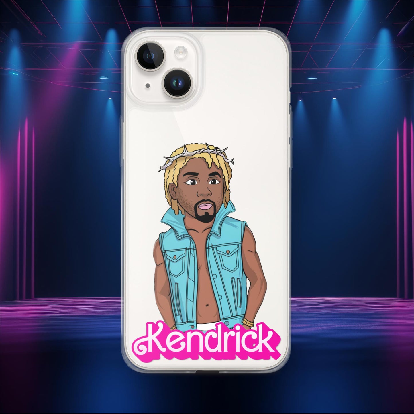 Kendrick Barbie Ken Ryan Gosling Kendrick Lamar Clear Case for iPhone iPhone 14 Plus Mobile Phone Cases Barbie Ken Kendrick Lamar Movies Music Next Cult Brand