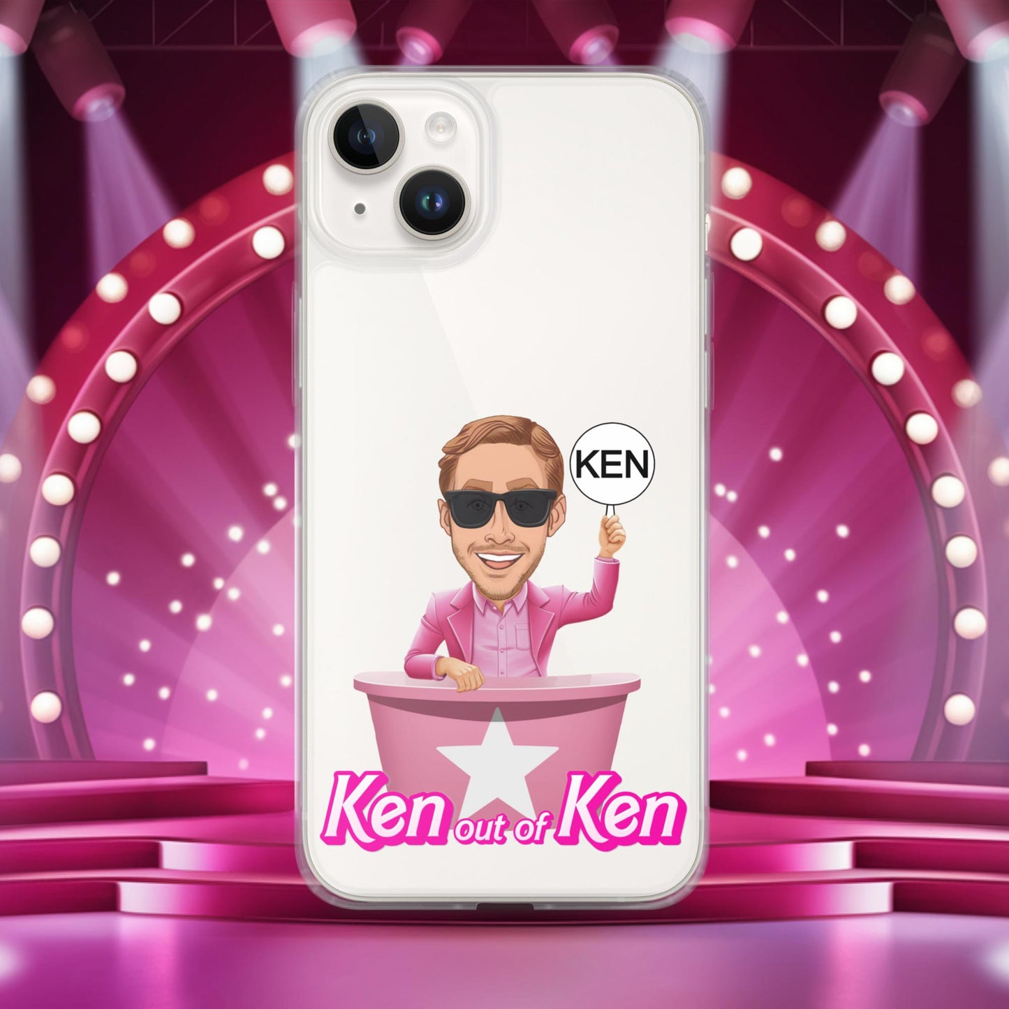Ken out of Ken Ryan Gosling Barbie Movie Clear Case for iPhone iPhone 14 Plus Mobile Phone Cases Barbie Celebrities Ken Movies Ryan Gosling Next Cult Brand