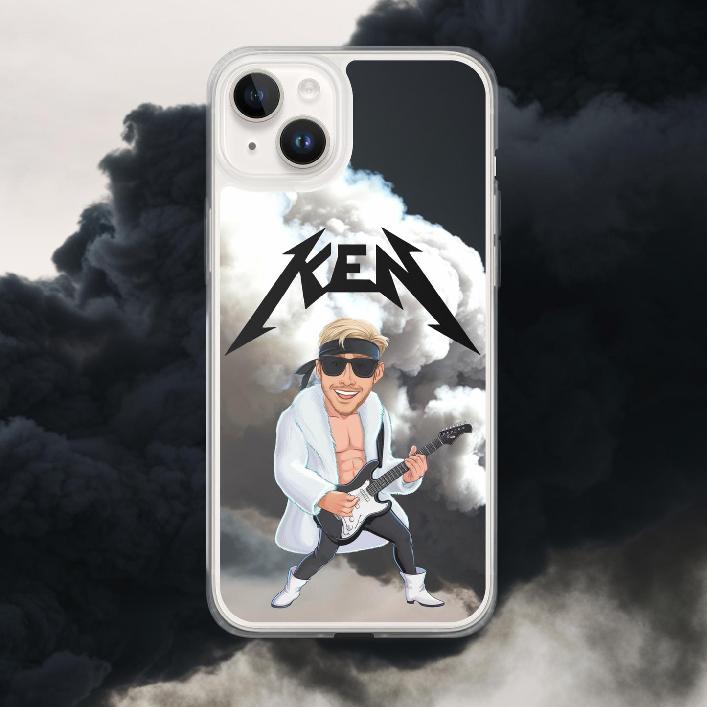 Rockstar Ken Barbie Movie Ryan Gosling Clear Case for iPhone iPhone 14 Plus Mobile Phone Cases Barbie Celebrities Ken Movies Ryan Gosling Next Cult Brand