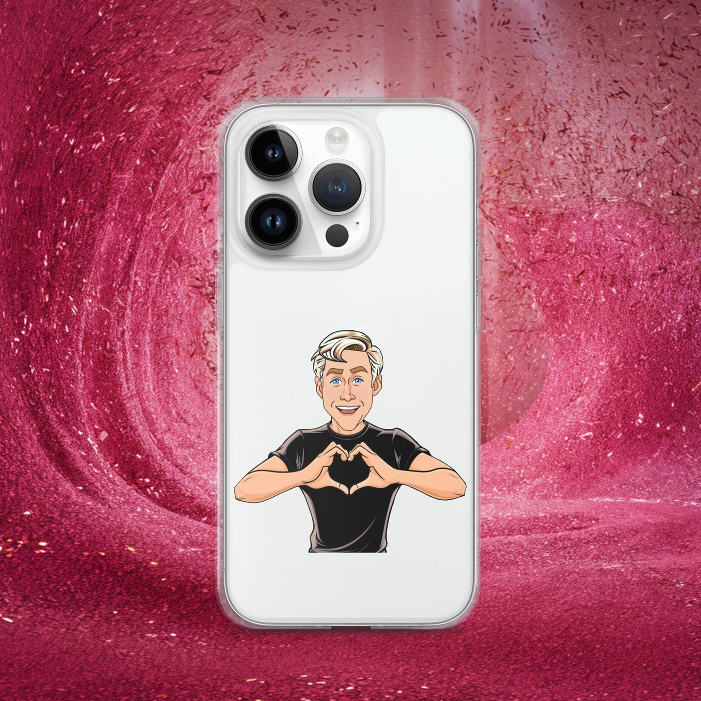 I Love Ryan Gosling Ken Barbie Movie I am Kenough Clear Case for iPhone iPhone 14 Pro Mobile Phone Cases Barbie Celebrities Ken Movies Ryan Gosling Next Cult Brand