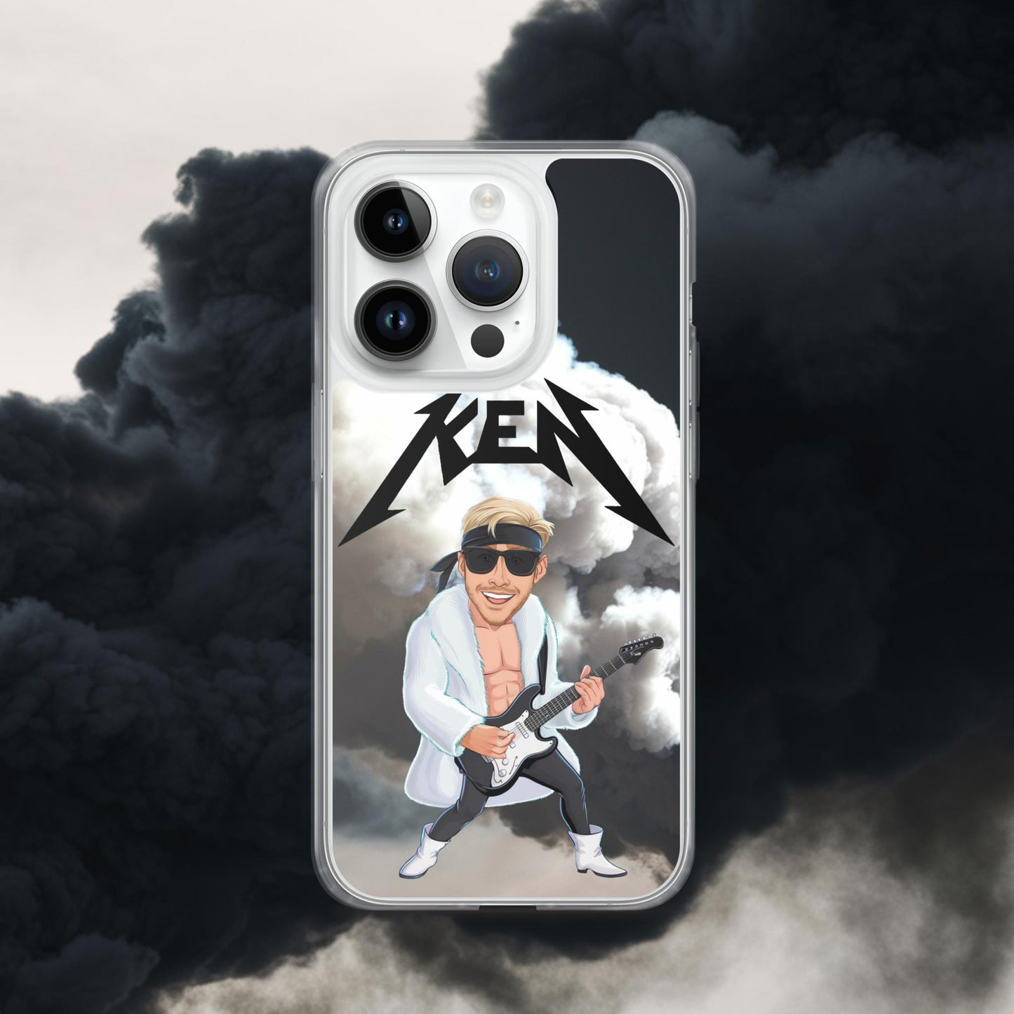 Rockstar Ken Barbie Movie Ryan Gosling Clear Case for iPhone iPhone 14 Pro Mobile Phone Cases Barbie Celebrities Ken Movies Ryan Gosling Next Cult Brand