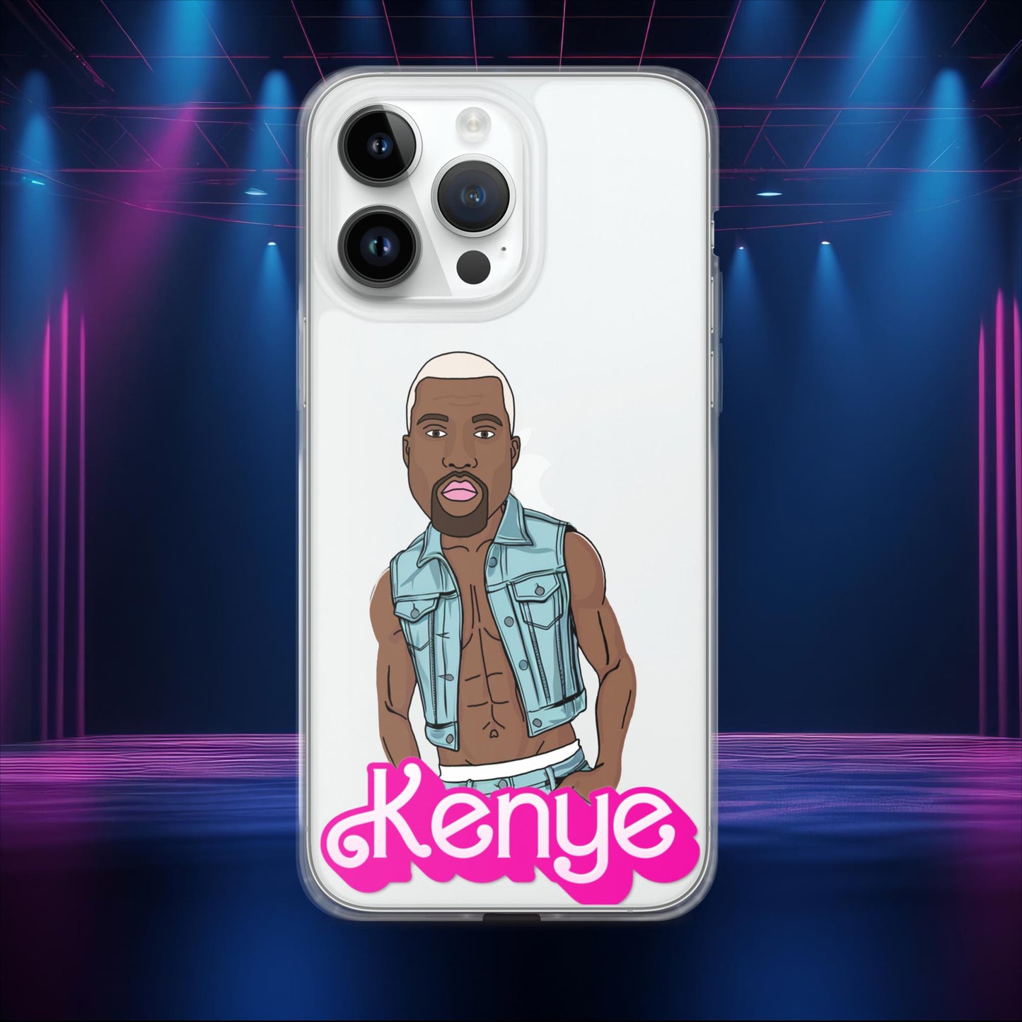 Kenye Barbie Ken Ryan Gosling Kanye West Clear Case for iPhone iPhone 14 Pro Max Mobile Phone Cases Barbie Kanye West Ken Movies Music Next Cult Brand