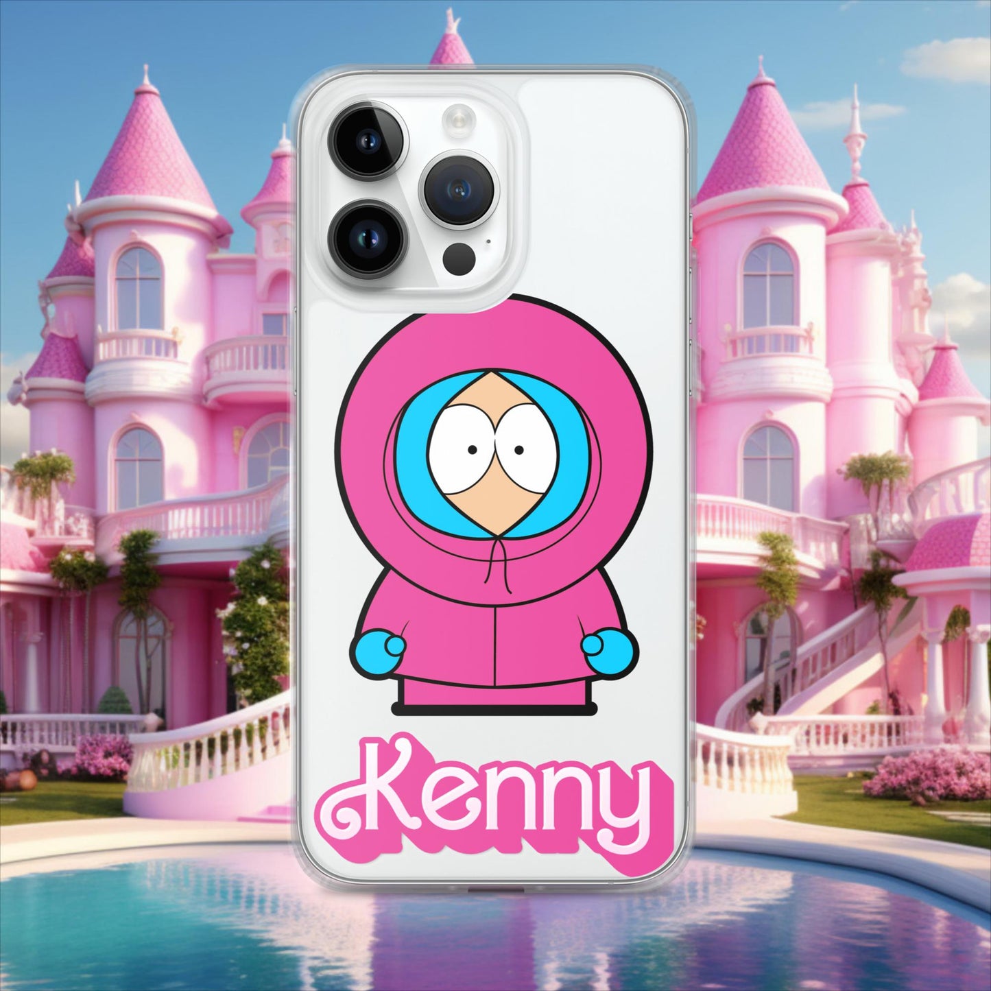 Kenny McCormick Ken Ryan Gosling Barbie South Park Kenny Clear Case for iPhone iPhone 14 Pro Max Mobile Phone Cases Barbie Ken Kenny Movies South Park TV Shows Next Cult Brand
