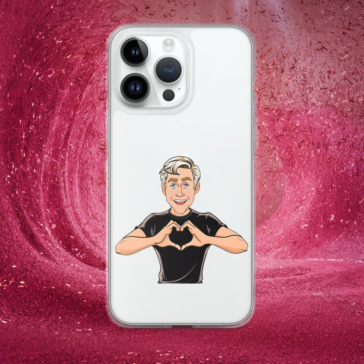 I Love Ryan Gosling Ken Barbie Movie I am Kenough Clear Case for iPhone iPhone 14 Pro Max Mobile Phone Cases Barbie Celebrities Ken Movies Ryan Gosling Next Cult Brand