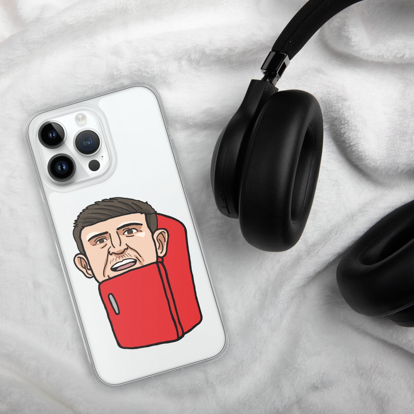 Harry ''The Fridge'' Maguire Clear Case for iPhone® Mobile Phone Cases Football Harry Maguire Manchester United The Fridge Next Cult Brand