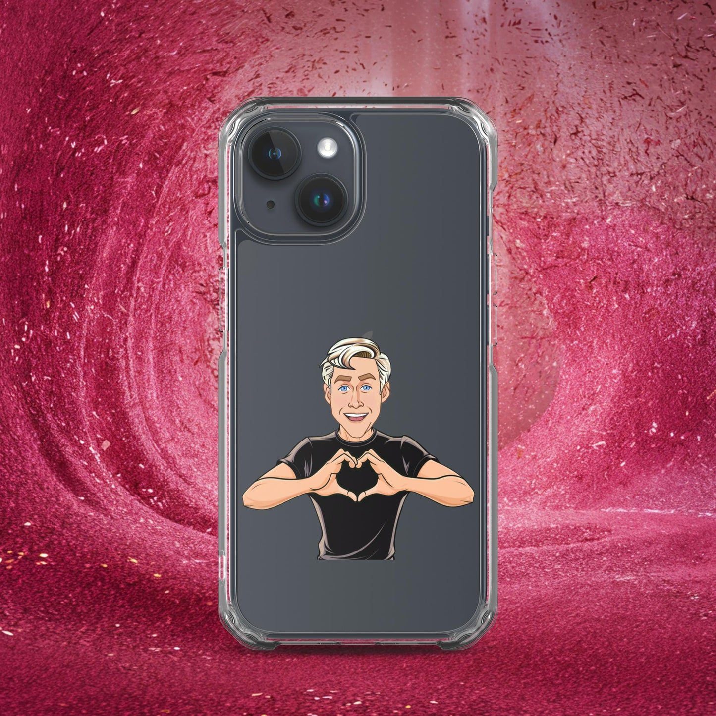 I Love Ryan Gosling Ken Barbie Movie I am Kenough Clear Case for iPhone iPhone 15 Mobile Phone Cases Barbie Celebrities Ken Movies Ryan Gosling Next Cult Brand