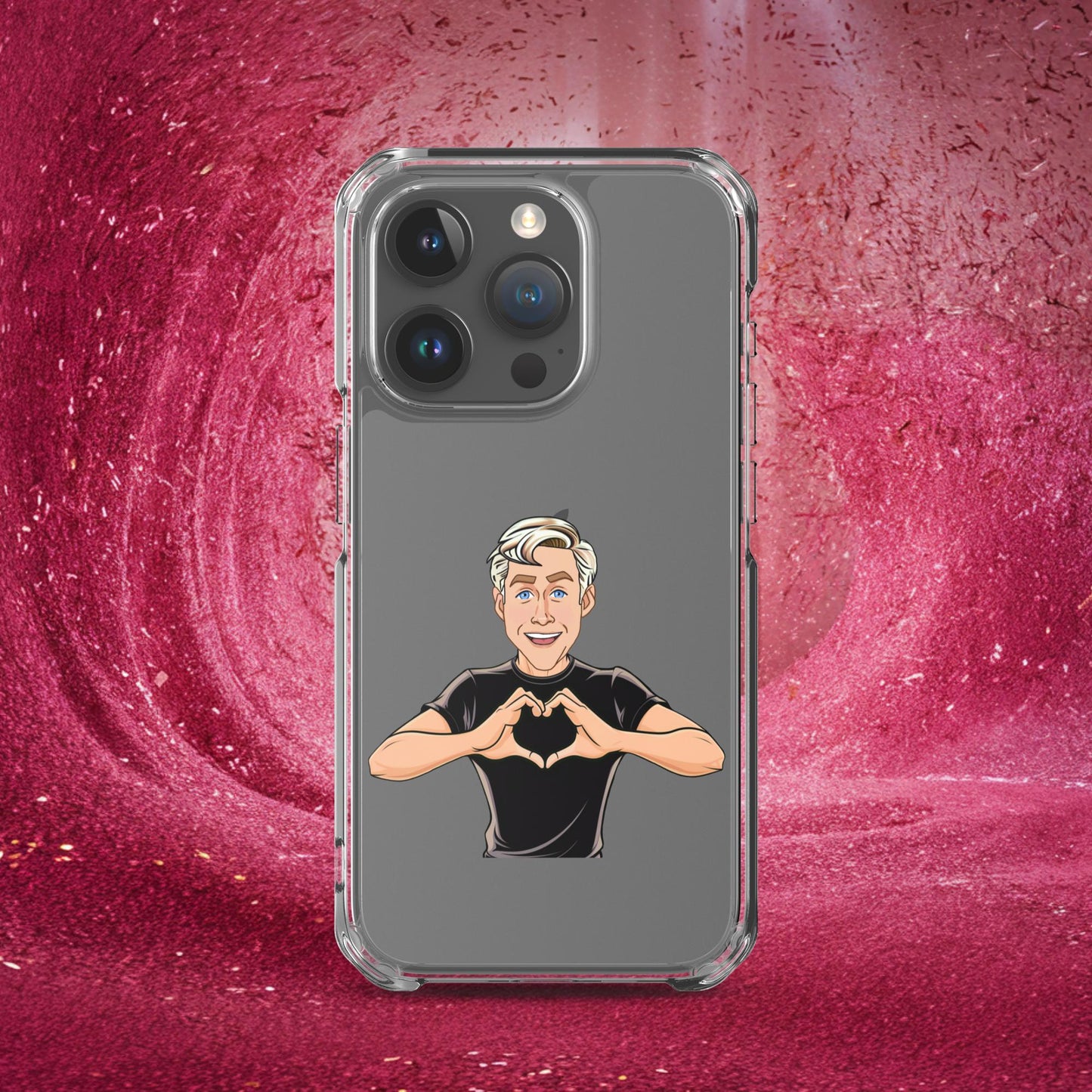 I Love Ryan Gosling Ken Barbie Movie I am Kenough Clear Case for iPhone iPhone 15 Pro Mobile Phone Cases Barbie Celebrities Ken Movies Ryan Gosling Next Cult Brand