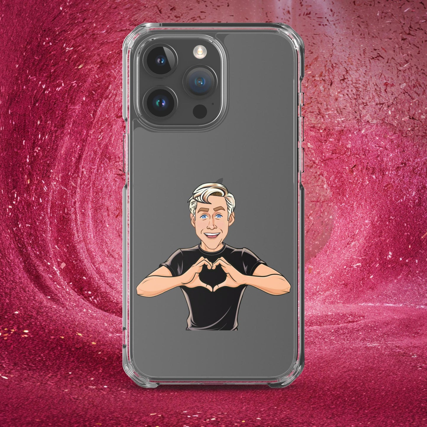 I Love Ryan Gosling Ken Barbie Movie I am Kenough Clear Case for iPhone iPhone 15 Pro Max Mobile Phone Cases Barbie Celebrities Ken Movies Ryan Gosling Next Cult Brand